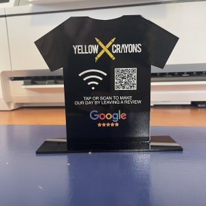 Custom Printed Acrylic Tap/Scan Sign