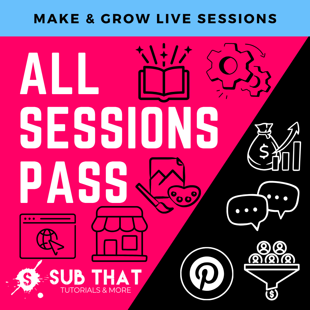 All Class Pass for Make & Grow Live Sessions