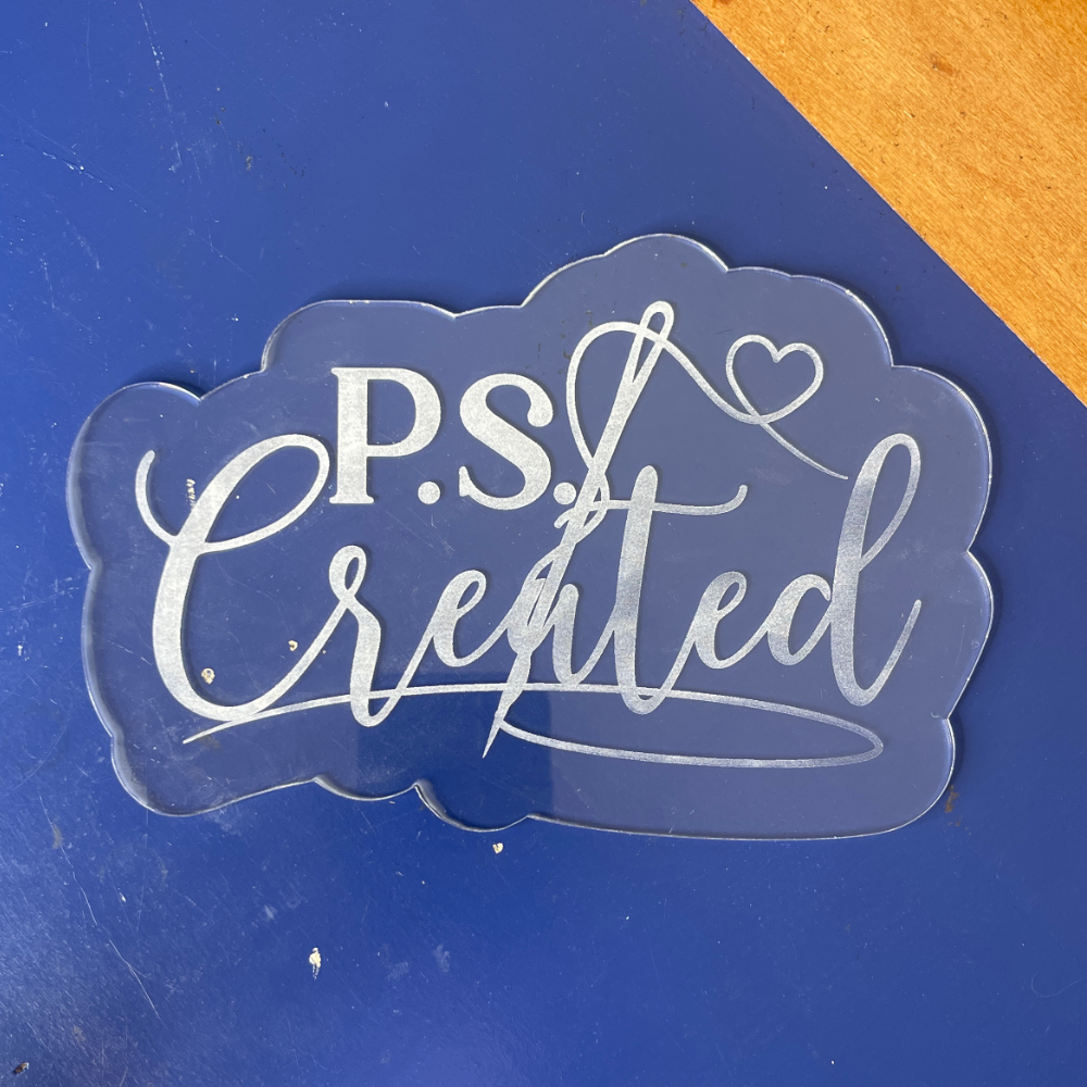 Custom Acrylic Physical Watermark Logo - 8 Inches - Image 4